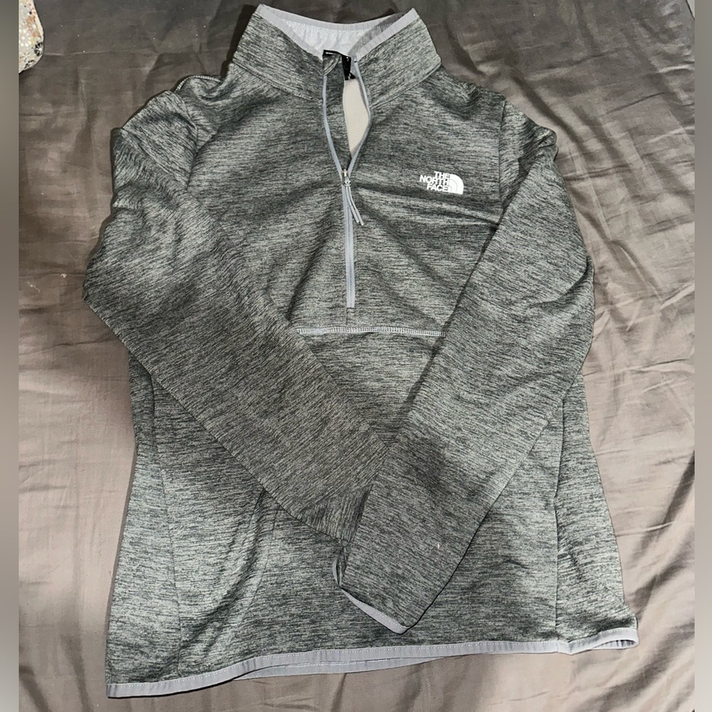 The North Face Gray Quarter-Zip Sweatshirt